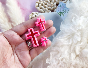 Easter Cross Shape Collection Polymer Clay  Cutter | Fondant Cutter | Cookie Cutter